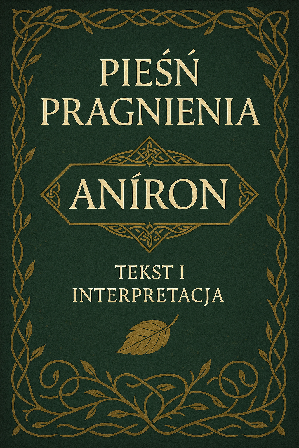 Pieśń pragnienia: Aníron – tekst i interpretacja