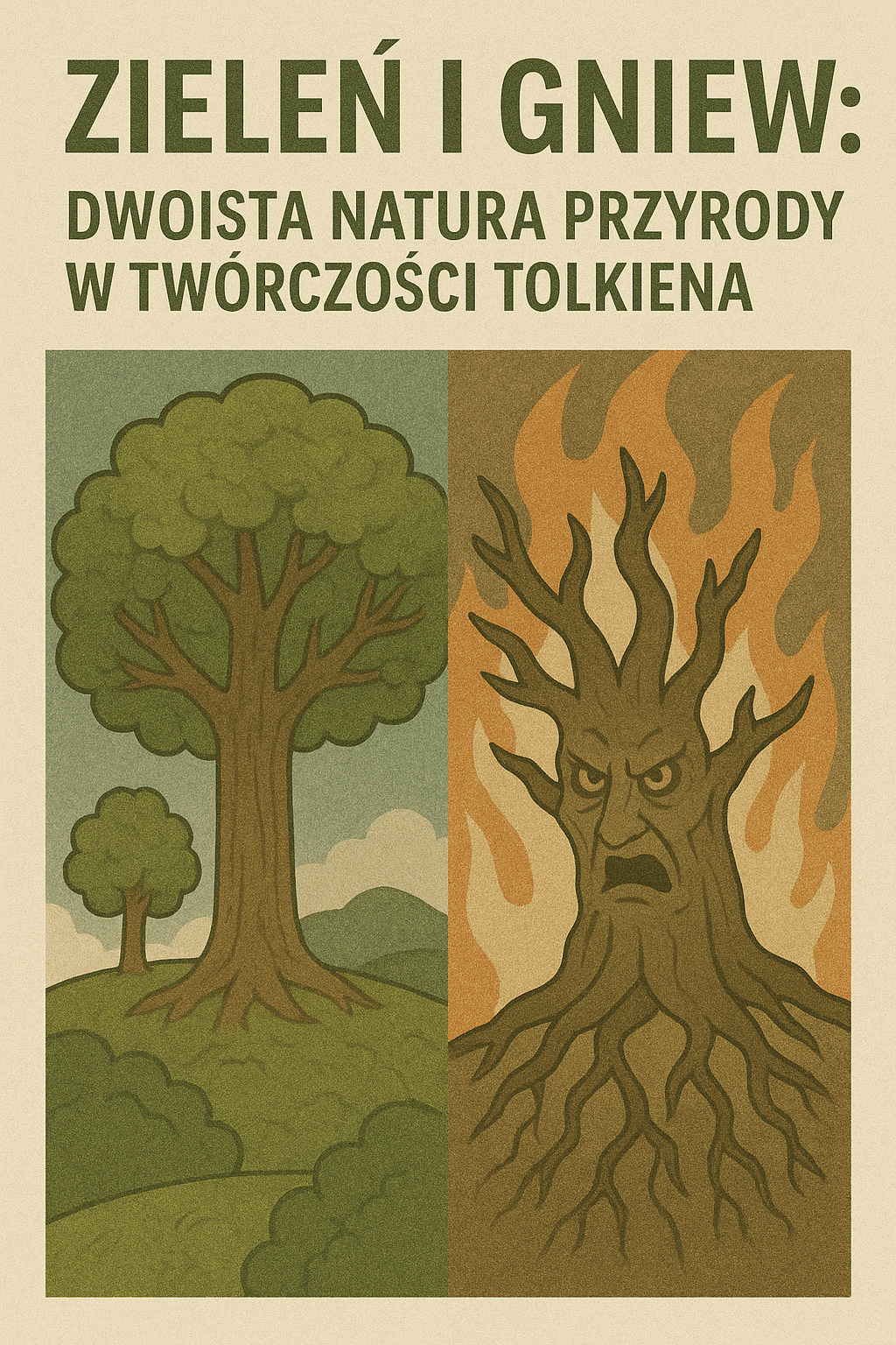 Zieleń i gniew: Dwoista natura przyrody w twórczości Tolkiena